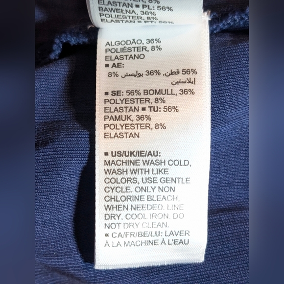 ✨ NWT The Drop Amelia Ribbed Midi Dress Navy Blue Square Neck Slit Size M ✨ - Picture 4 of 8